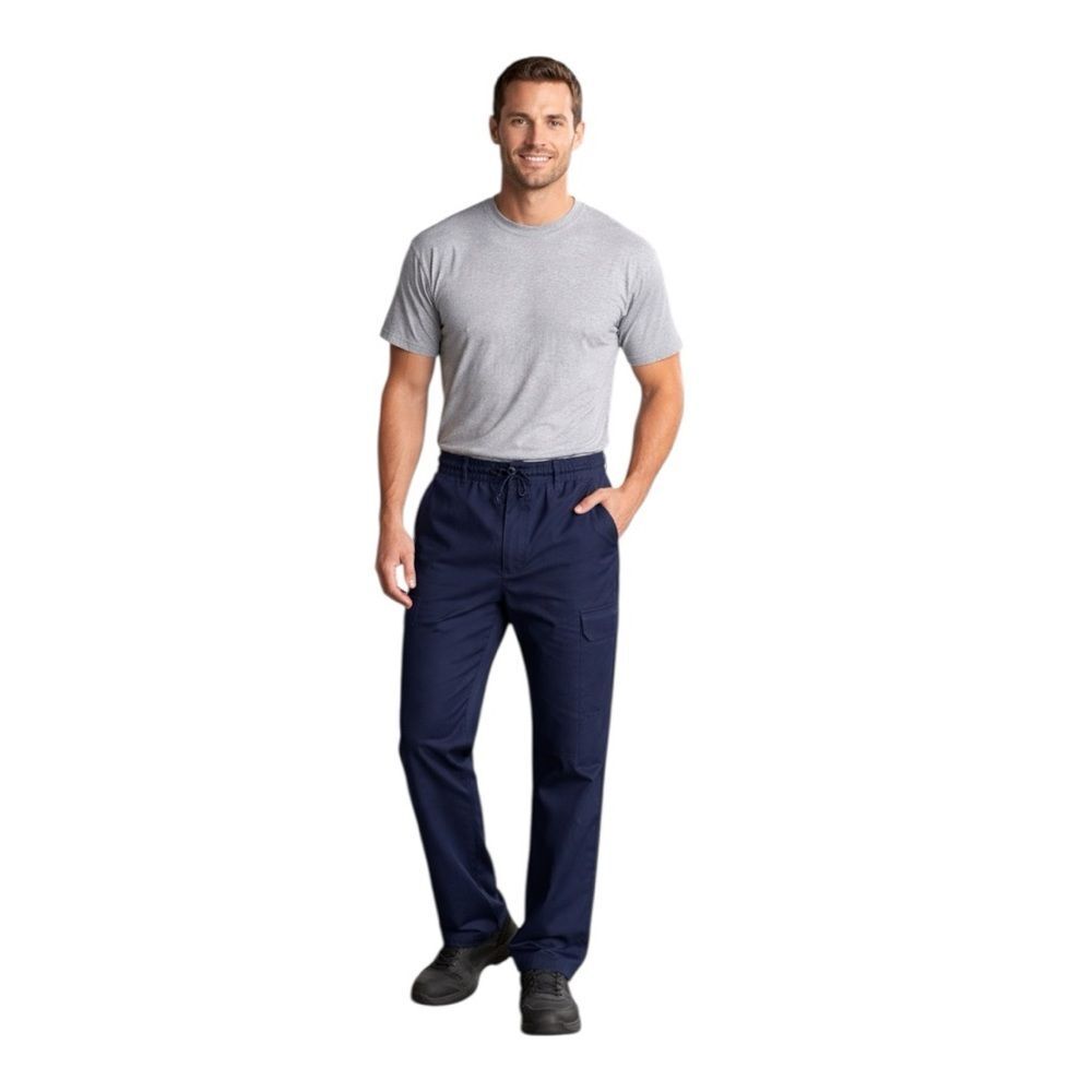 Dickies DK220 Navy Work Pants Mens Large Stretch Utility Uniform